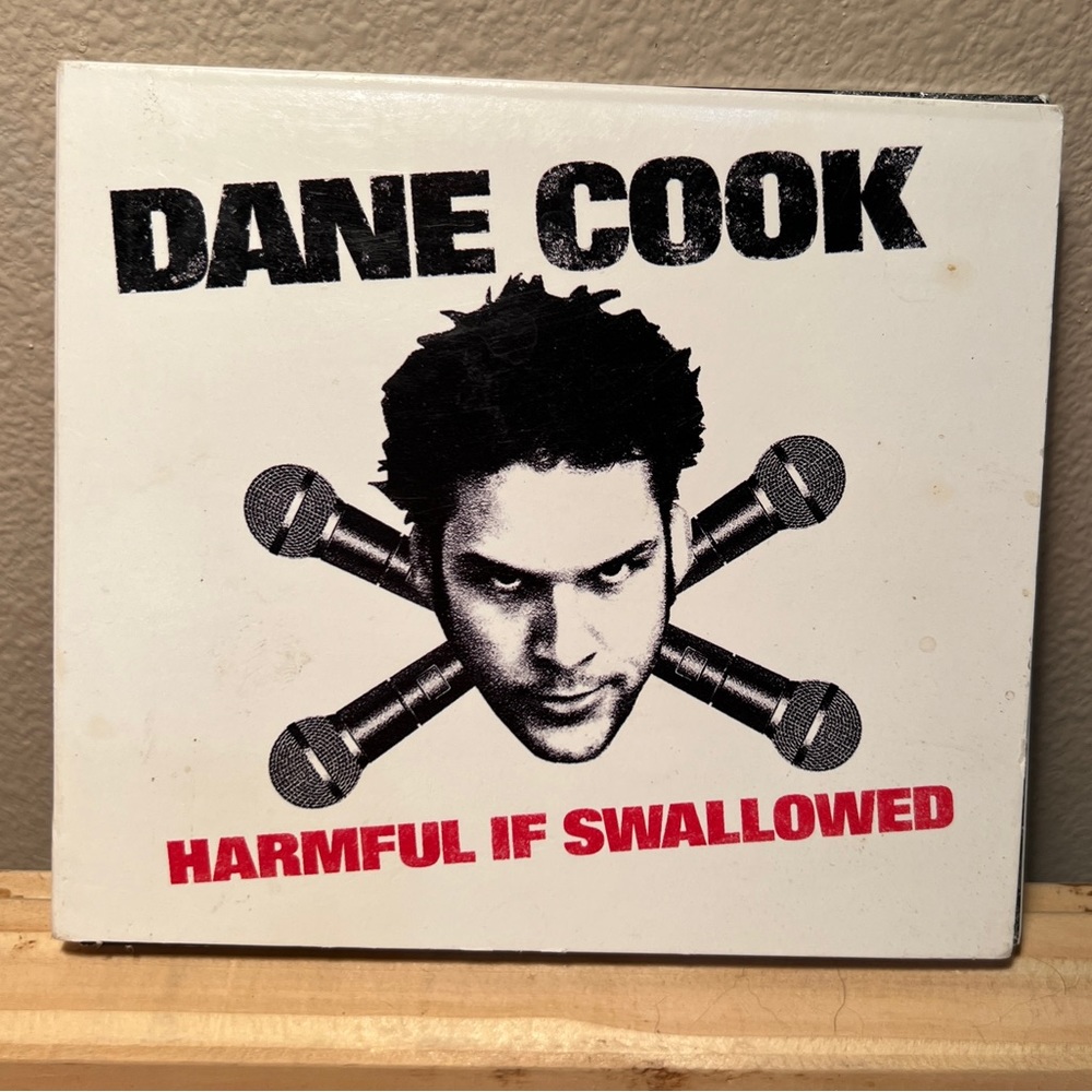 Dane Cook Harmful If Swallowed CD DVD 2 Disc Set 2003 Preowned
